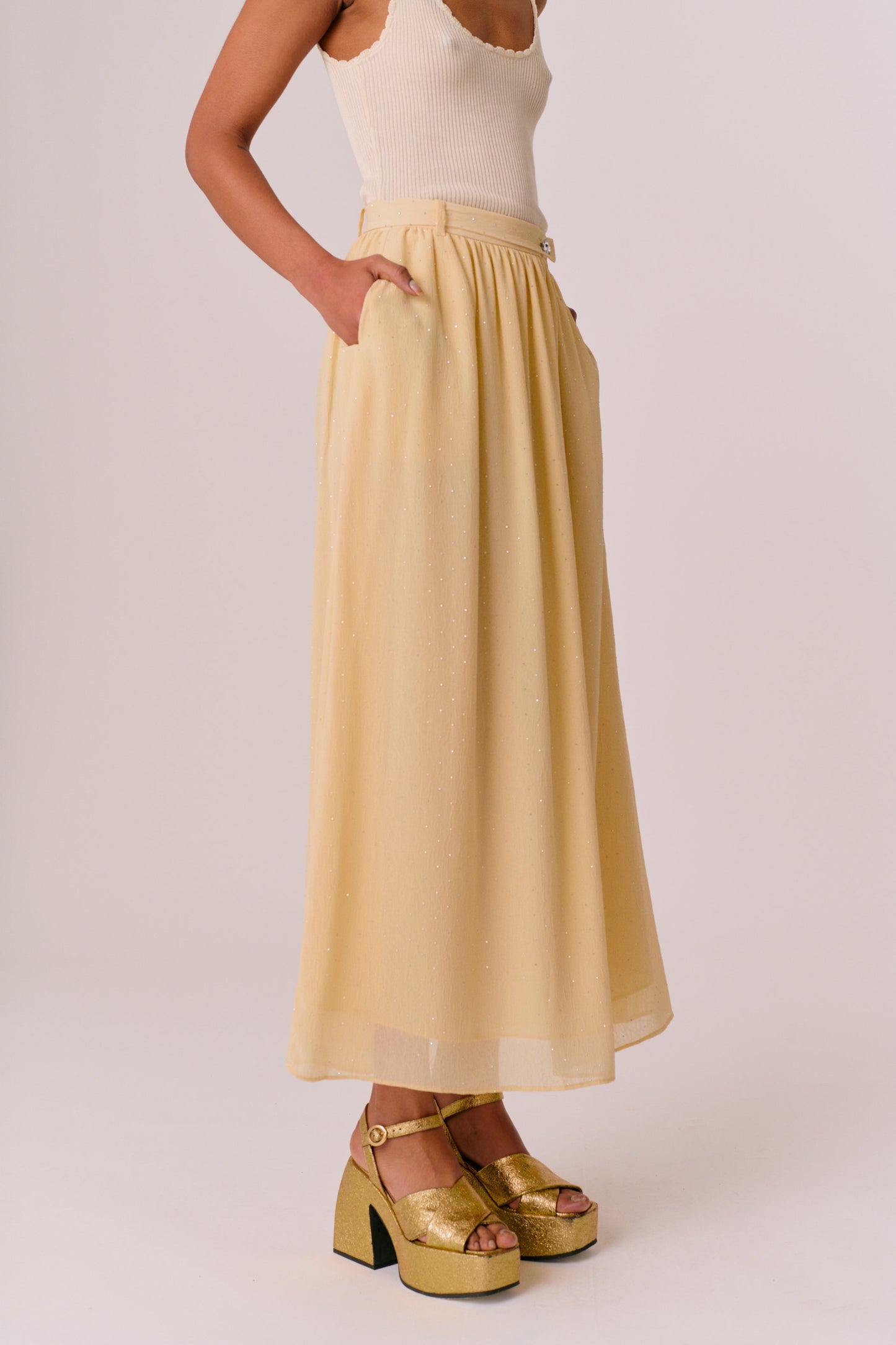 Claudia Skirt - Butter Cream