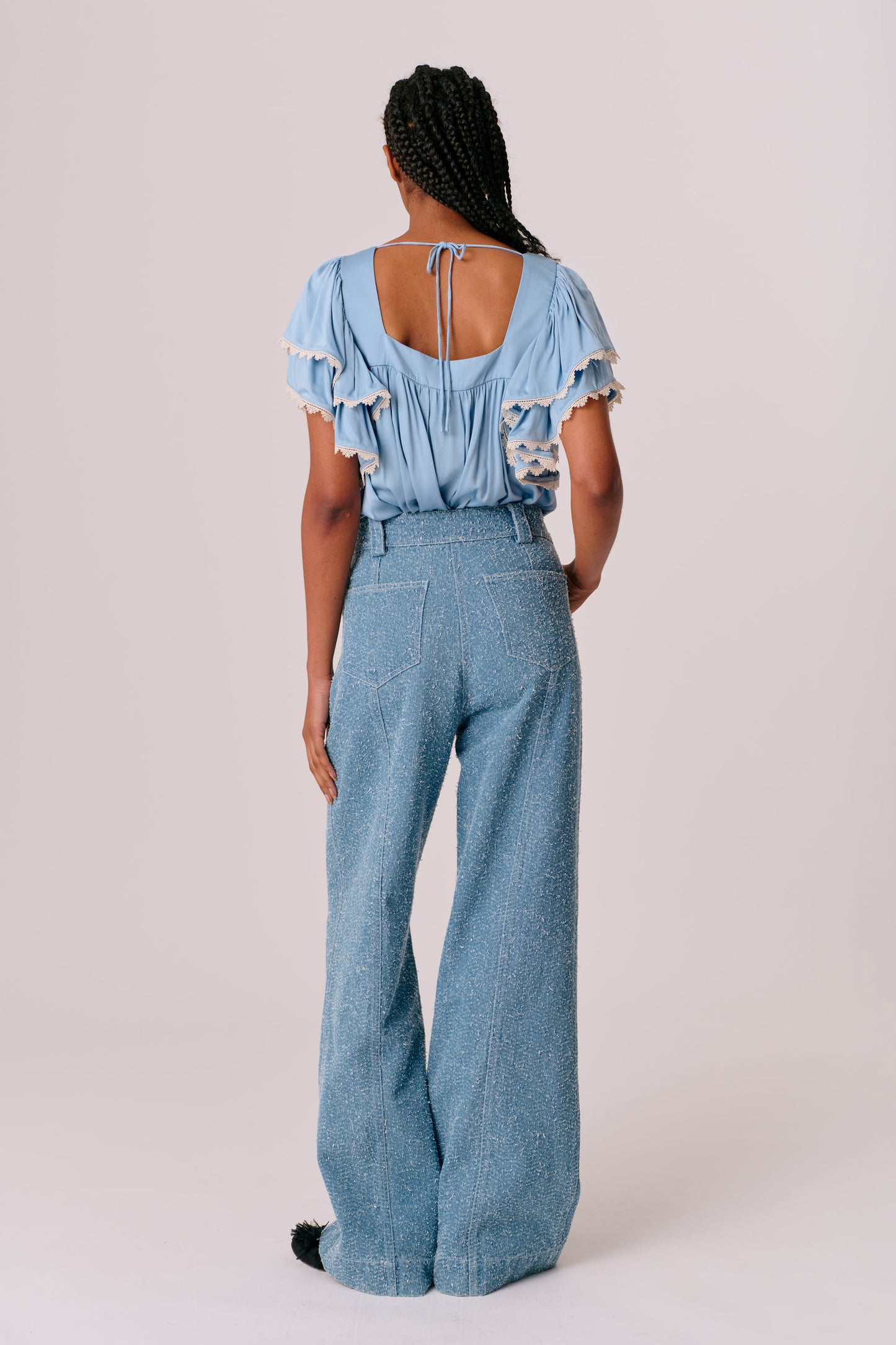 Serene Top - Lavender Blue