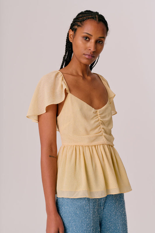 Alissa Top- Butter Cream